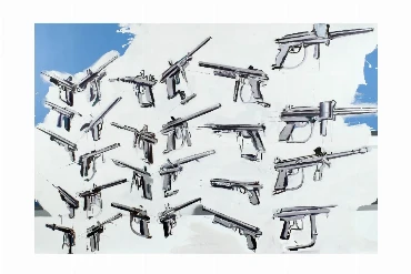 Tatjana Doll, Auslage, 2007 200 x 300 cm Lack, Öl auf Leinwand